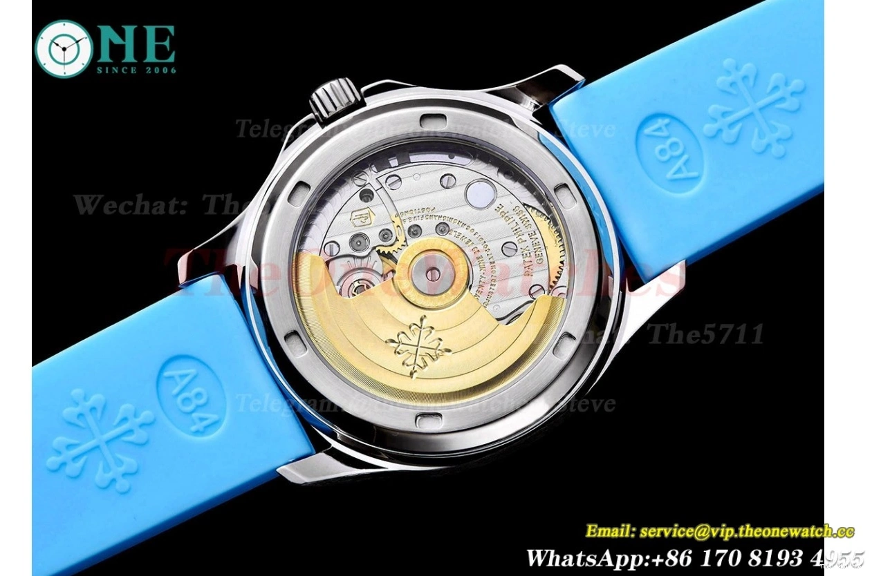 Bezel RU Aquanaut Ladies 35mm Blue SS A324 TWF Diamond 0520